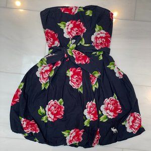 Abercrombie Strapless Floral Mini Dress